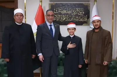 محافظ الجيزة يكرم الفائزين بالمراكز الأولى في مسابقة دولة التلاوة