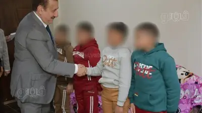 محافظ بورسعيد يشارك أطفال دار 