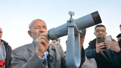 تعذر رؤية هلال شوال في حلوان بسبب التلوث البصري والسحب