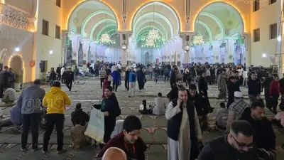 انطلاق تكبيرات عيد الفطر بمسجد الصديق في مصر الجديدة مع استعدادات نهائية للصلاة