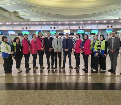 مطار القاهرة الدولي يشهد احتفالات عيد الفطر مع الركاب والعاملين