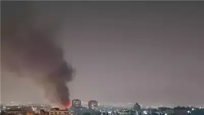 تصاعد دخان من مقر عسكري في طهران وانفجارات في خجير وسط تحليق مقاتلات