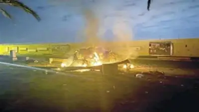 انفجارات عنيفة تهز محيط معسكر الدعم اللوجستي قرب مطار بغداد