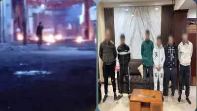 القبض على طرفي مشاجرة مسلحة في الغربية بعد إشعال النيران وإلقاء الحجارة