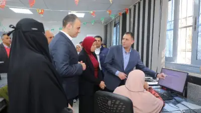 محافظ دمياط يتفقد المركز التكنولوجي ويوجه بتسريع الإنجاز في الخدمات الرقمية