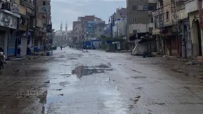 أمطار غزيرة تغرق شوارع المنوفية والمحافظ يعلن حالة الطوارئ القصوى