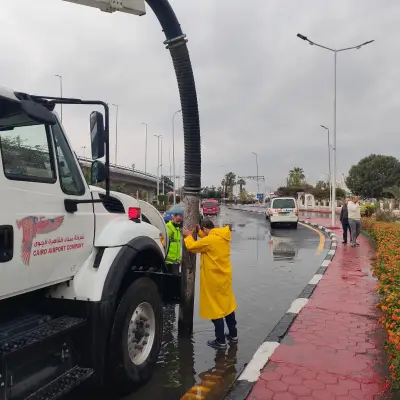 استعدادات مكثفة بمطار القاهرة الدولي لمواجهة التقلبات الجوية المتوقعة