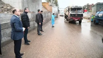 محافظ الغربية يتفقد جهود رفع تجمعات مياه الأمطار في طنطا ويوجه بتكثيف التدخلات