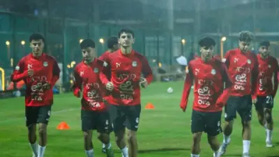 منتخب الشباب يواصل تدريباته تحت الأمطار استعداداً للمواجهة الودية مع الجزائر