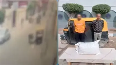 ضبط لصوص سرقوا جوال قطع غيار سيارات بعد تداول فيديو لهم في البحيرة