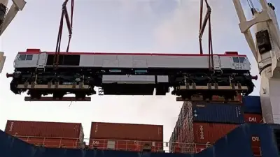 وصول القطار السابع والأخير من قطارات تالجو الإسبانية إلى ميناء الإسكندرية