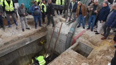 القابضة للمياه تتابع تنفيذ خط مياه زهراء المعادي لتحسين كفاءة الشبكات