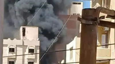 السيطرة على حريق هائل بقاعة أفراح في المنيا دون وقوع إصابات بشرية