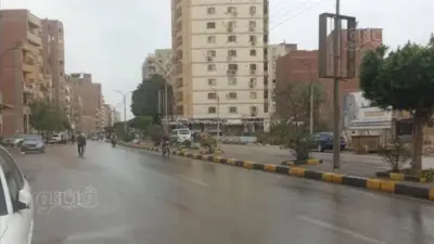 أمطار غزيرة تغمر شوارع بني سويف وتؤثر على حركة المرور بشكل كبير