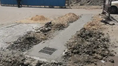 محافظ كفر الشيخ يشرف على إنشاء صفايات أمطار جديدة لتحسين البنية التحتية