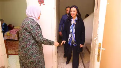 وزيرة التضامن الاجتماعي تتفقد دور رعاية المسنين في وراق العرب وتوجه بتحسين الخدمات