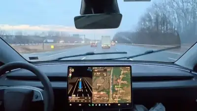 سيارة تسلا موديل Y تحقق إنجازًا تاريخيًا برحلة 668 كم باستخدام القيادة الذاتية الكاملة