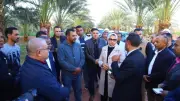 محافظ الوادي الجديد تتفقد مشروعًا زراعيًا وحيوانيًا متكاملاً على مساحة 228 فدانًا ببلاط