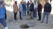 رئيس مياه الفيوم يقود حملة موسعة لإزالة التعديات على شبكة الصرف الصحي