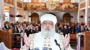 الأنبا ميخائيل يرأس قداس الذكرى الثانية لرحيل الأنبا بيسنتي في حلوان