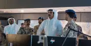أمير قطر يزور مركز العمليات الجوية على وقع الهجمات الإيرانية على إسرائيل