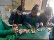 ورشة أشغال يدوية وحكي في بيت ثقافة أبو حشيش بالقاهرة تنعش التراث الشعبي