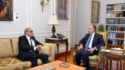 وزير الخارجية يلتقي أمين عام مجلس الوحدة الاقتصادية العربية ويؤكد على دعم مصر للتعاون الاقتصادي العربي