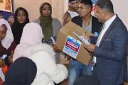 مجلس الشباب المصري ومسلمون حول العالم يوزعون مساعدات غذائية للأسر السودانية في مصر