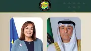 أمين التعاون الخليجي والمفوضة الأوروبية يناقشان الإعتداءات الإيرانية وضرورة وقفها فوراً