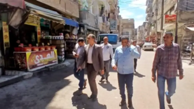 حملة موسعة لرفع الإشغالات في دمنهور تستهدف سوق المقريزي