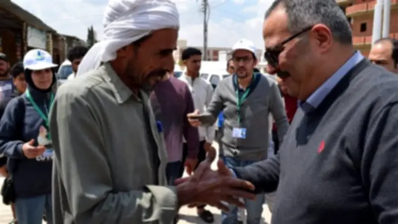 رئيس مياه القناة يتفقد محطة رفع صرف صحي العبور بالقنطرة شرق للتأكد من جاهزيتها