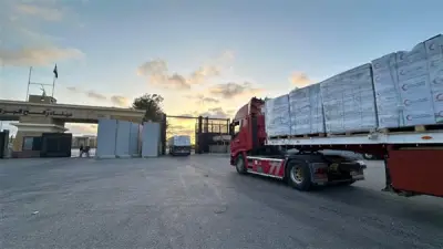 الهلال الأحمر المصري يرسل 104 آلاف سلة غذائية ومواد طبية إلى غزة