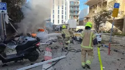 الإسعاف الإسرائيلي يعلن عن تعامله مع 11 موقعًا سقطت فيها شظايا في تل أبيب إثر هجوم إيراني