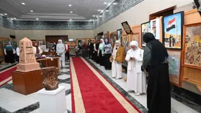 افتتاح معرض الفنون التشكيلية بجامعة طنطا بمشاركة 123 عملاً إبداعياً