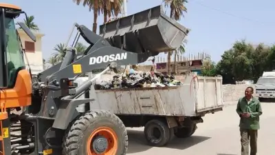 الأقصر تشهد حملة نظافة مكثفة ترفع 125 طنًا من المخلفات الصلبة في أحيائها