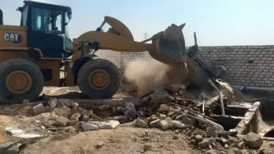 قنا: إزالة 15 حالة تعدٍ و4 طواحين ذهب غير مرخصة في حملة موسعة بمركز قوص