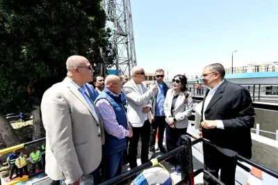 وزيرة الإسكان ومحافظ الأقصر يتفقدان محطة مياه الأقصر الغربية المنشأة عام 1932