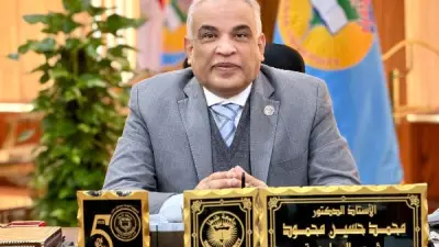 رئيس جامعة طنطا يستعرض خطة استراتيجية 2025-2030 للريادة العالمية