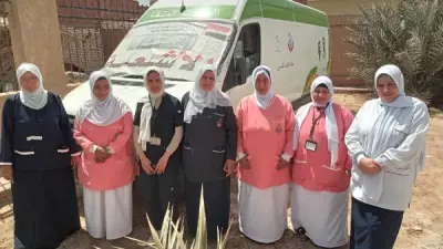 قافلة طبية مجانية ببني سويف تقدم 2381 خدمة صحية لأهالي قرية نصر جمعة