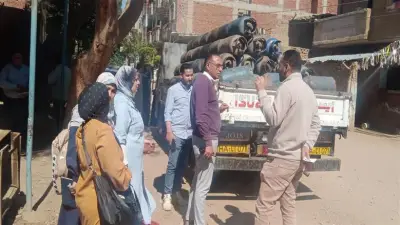 ضبط 332 أسطوانة غاز مدعمة قبل بيعها بالسوق السوداء في المنوفية