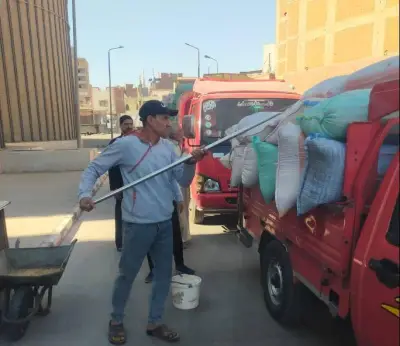 توزيع 3353 طن قمح على مواقع التخزين والصوامع بمحافظة الدقهلية