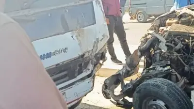 انقلاب ميكروباص بالقليوبية يُصيب 4 أشخاص على طريق بنها شبرا الحر