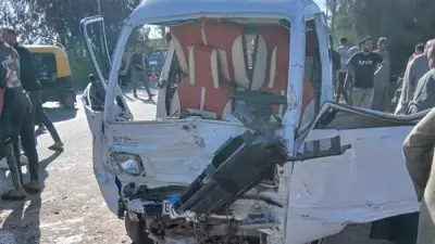 مصرع وإصابة 4 في حادث تصادم وانفجار سخان بالغربية