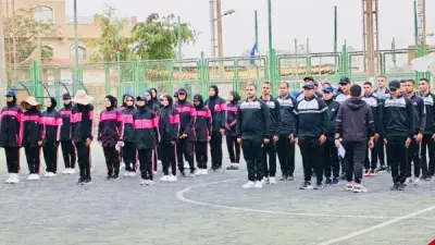 جامعة سوهاج تنظم معسكر القوافل الرياضية والخدمة العامة بمشاركة 450 طالبًا