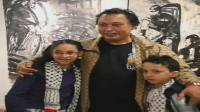 فنان مصري يطلق جدارية غزة من القاهرة متوجهاً إلى 50 دولة في رحلة فنية عالمية