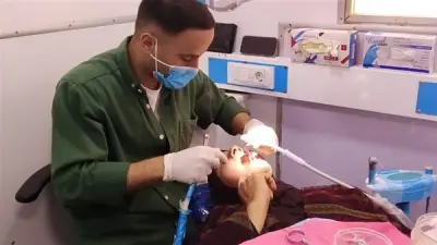 قافلتان طبيتان في المحمودية توقيع الكشف على 532 مواطناً