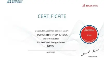 6 طلاب بكلية الهندسة جامعة المنصورة يحصلون على شهادة CSWE العالمية في التصميم الهندسي