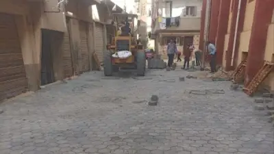 محافظ الشرقية يتابع تركيب بلاط الإنترلوك في كفر الحوت بتكلفة 7.9 مليون جنيه