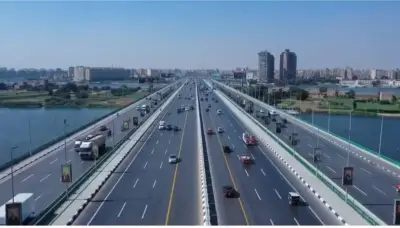 صور كوبري المنيب بعد التطوير: 8 حارات في كل اتجاه