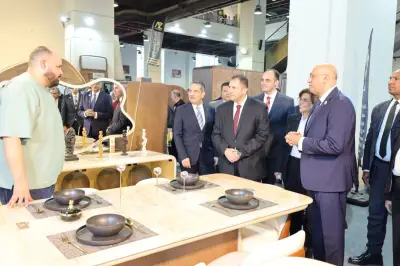 افتتاح معرض صنع في دمياط للأثاث والديكور بالقاهرة بمشاركة 80 مشروعًا